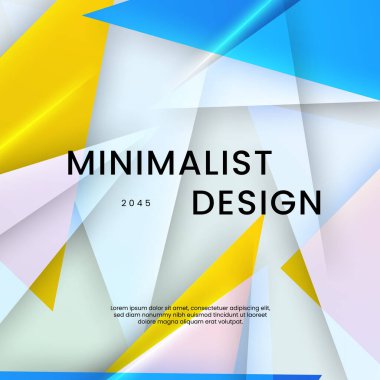 Mavi Beyaz ve Sarı Arkaplan Modern Tasarım Posta, Arkaplan, Banner, Ad, Promo, Davetiye, Etc