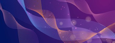 Renkli Soyut Dalga Arkaplan Modern Teknolojisi