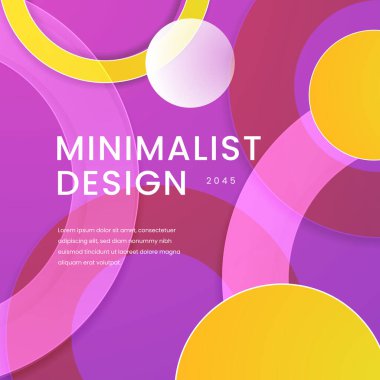 Pembe Sarı ve Beyaz Dereceli Soyut Şekiller Posta, Arkaplan, Banner, Ad, Promo, Davetiye, Etc için İdeal