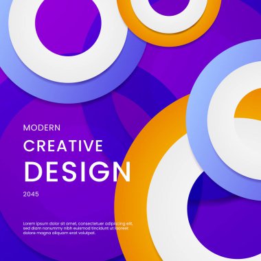 Orange Blue ve Purple Violet Modern Soyut Arkaplan İdeal Posta, Arkaplan, Banner, Ad, Promo, Davetiye, Etc