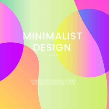 Renkli Modern Soyut Arkaplan İdeal Posta, Arkaplan, Sancak, Ad, Promo, Davetiye, Etc