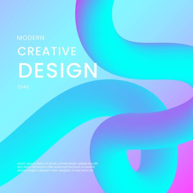 Mavi ve Mor Menekşe Gradyan Soyut Şekiller Posta, Arkaplan, Banner, Ad, Promo, Davetiye, Etc için İdeal