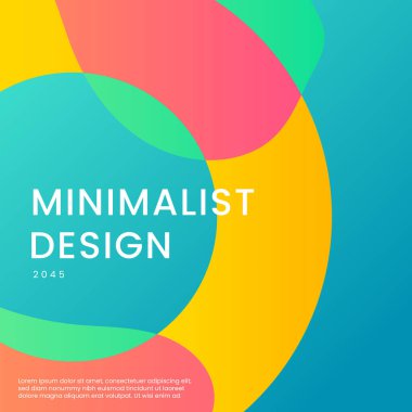 Turuncu ve Yeşil Soyut Modern Arkaplan Posta, Arkaplan, Banner, Ad, Promo, Davetiye, Etc