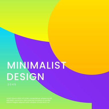 Sarı Yeşil ve Mor Gradyan Geometrik Şekiller Arkaplanı. Posta, Arkaplan, Banner, Ad, Promo, Davetiye, Etc İçin İdeal