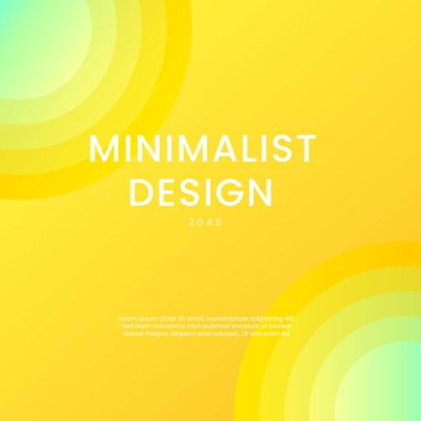 Sarı ve Yeşil Şık Geometrik Arkaplan Posta, Arkaplan, Banner, Ad, Promo, Davetiye, Etc