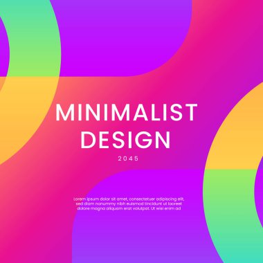 Renkli Soyut Modern Arkaplan Posta, Arkaplan, Banner, Ad, Promo, Davetiye, Etc