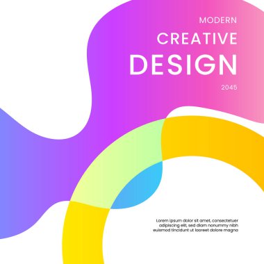 Beyaz Sarı ve Mor Mor Arkaplan Modern Tasarım Posta, Arkaplan, Banner, Ad, Promo, Davetiye, Etc