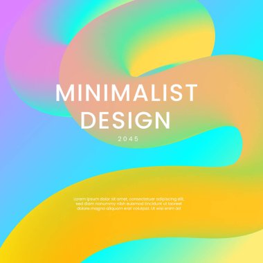 Sarı Mavi ve Pembe Şık Geometrik Arkaplan Posta, Arkaplan, Banner, Ad, Promo, Davetiye, Etc