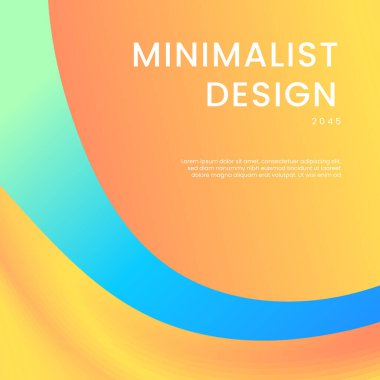 Sarı ve Mavi Soyut Modern Arkaplan Posta, Arkaplan, Banner, Ad, Promo, Davetiye, Etc