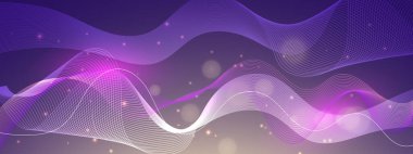 Soyut Renkli Dalga Tasarımı Arkaplanı. Yaratıcı Projeler ve Dijital Temalar İçin Mükemmel