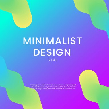 Blue Green ve Purple Violet Modern Soyut Arkaplan İdeal Posta, Arkaplan, Banner, Ad, Promo, Davetiye, Etc