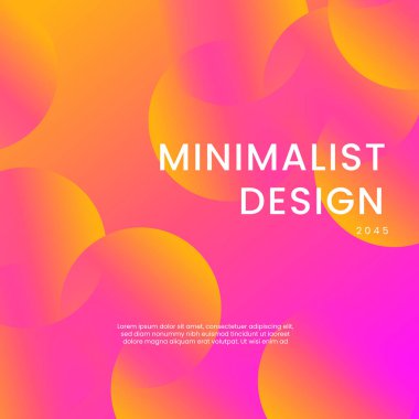 Pembe ve Turuncu Arkaplan Minimalist Gradyan Biçimi Posta, Arkaplan, Banner, Ad, Promo, Davetiye, Etc