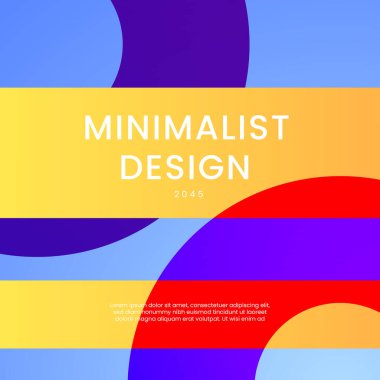 Sarı Mavi ve Mor Mor Arkaplan Modern Tasarım Posta, Arkaplan, Banner, Ad, Promo, Davetiye, Etc