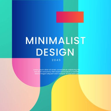 Mavi Sarı ve Yeşil Gradyan Modern Tasarım Posta, Arkaplan, Banner, Ad, Promo, Davetiye, Etc