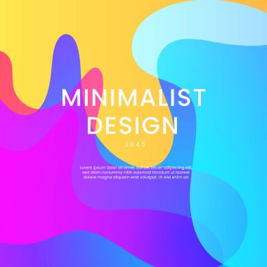 Sarı Mavi ve Mor Eflatun Geometrik Arkaplan Gradyanlar Posta, Arkaplan, Banner, Ad, Promo, Davetiye, Etc