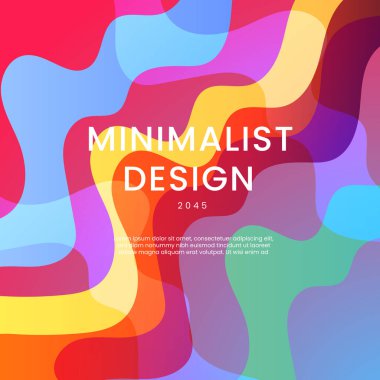 Renkli Gradyan Soyut Şekilleri Posta, Arkaplan, Sancak, Ad, Promo, Davetiye, Etc için İdeal