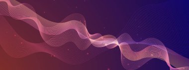 Zengin Bir Arkaplanda Canlı Soyut Dalga Tasarımı, Dinamik ve Fütürist Bir His Oluşturma, Dijital Sanat, Arkaplan ve Yaratıcı Projeler İçin Mükemmel