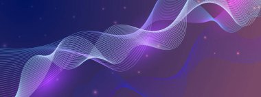 Akan Neon girdapları ve parıltıları olan soyut bir arkaplan. Yaratıcı ve Teknolojik Temalar İçin Mükemmel