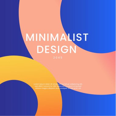 Mavi Turuncu ve Pembe Soyut Modern Arkaplan Posta, Arkaplan, Banner, Ad, Promo, Davetiye, Etc