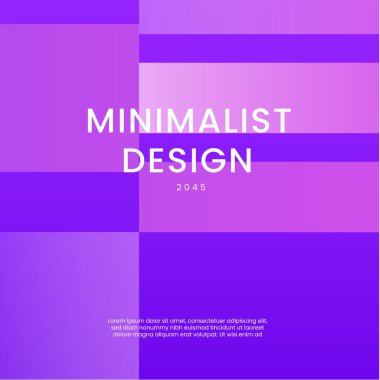 Mor Menekşe Arkaplan Minimalist Gradyan Stili Posta, Arkaplan, Banner, Ad, Promo, Davetiye, Etc