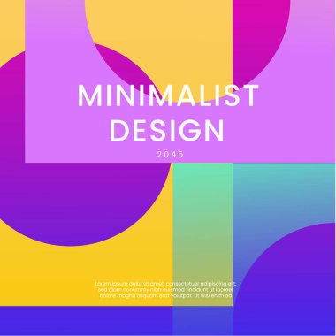 Mor Violet Yellow ve Yeşil Arkaplan Minimalist Gradyan Stili Posta, Arkaplan, Banner, Ad, Promo, Davetiye, Etc