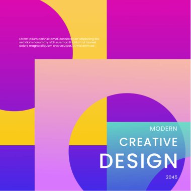 Mor Violet Yellow ve Yeşil Gradyan Modern Tasarım Posta, Arkaplan, Banner, Ad, Promo, Davetiye, Etc