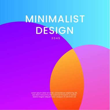 Mavi Turuncu ve Mor Menekşe Gradyan Geometrik Şekiller Arkaplanı. Posta, Arkaplan, Banner, Ad, Promo, Davetiye, Etc İçin İdeal