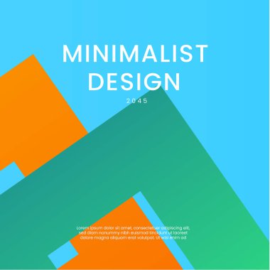 Blue Orange ve Green Modern Soyut Arkaplan İdeal Posta, Arkaplan, Banner, Ad, Promo, Davetiye, Etc