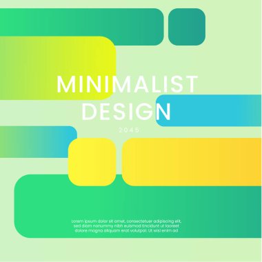 Mavi Yeşil ve Sarı Soyut Modern Arkaplan Posta, Arkaplan, Banner, Ad, Promo, Davetiye, Etc