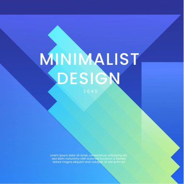 Mavi ve Yeşil Gradyan Geometrik Şekiller Arkaplanı. Posta, Arkaplan, Banner, Ad, Promo, Davetiye, Etc İçin İdeal