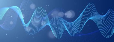 Canlı Arkaplanda Soyut Renkli Dalga