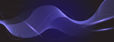 Soyut Renkli Dalga Tasarımı Arkaplanı. Yaratıcı Projeler ve Dijital Temalar İçin Mükemmel