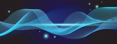 Akan Neon girdapları ve parıltıları olan soyut bir arkaplan. Yaratıcı ve Teknolojik Temalar İçin Mükemmel