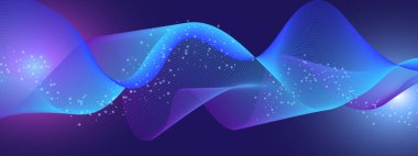 Zengin Bir Arkaplanda Canlı Soyut Dalga Tasarımı, Dinamik ve Fütürist Bir His Oluşturma, Dijital Sanat, Arkaplan ve Yaratıcı Projeler İçin Mükemmel