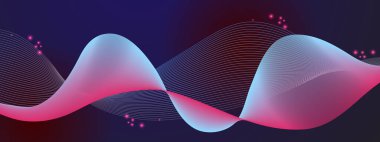 Akan Neon girdapları ve parıltıları olan soyut bir arkaplan. Yaratıcı ve Teknolojik Temalar İçin Mükemmel