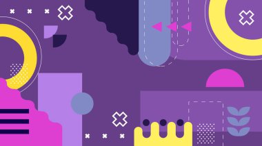 Modern Şekilli Soyut Geometrik Arkaplan. Tasarım Projeleri ve Yaratıcı Sunumlar için İdeal