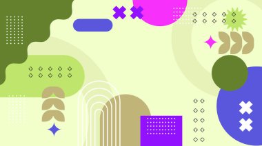 Modern Şekilli Soyut Geometrik Arkaplan. Tasarım Projeleri ve Yaratıcı Sunumlar için İdeal