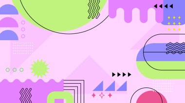 Modern Şekilli Soyut Geometrik Arkaplan. Tasarım Projeleri ve Yaratıcı Sunumlar için İdeal