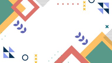 Modern Şekilli Soyut Geometrik Arkaplan. Tasarım Projeleri ve Yaratıcı Sunumlar için İdeal