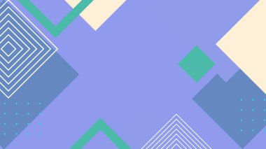 Şekil Desenleriyle Soyut Geometrik Arkaplan