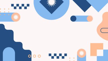 Canlı Geometrik Soyut Arkaplan. Dinamik Soyut Arkaplan Şekilleri Renkli Şekiller halinde. Modern, oyuncu bir estetik gerektiren Tasarım Projeleri için mükemmel.