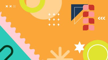 Modern Şekilli Soyut Geometrik Arkaplan. Tasarım Projeleri ve Yaratıcı Sunumlar için İdeal