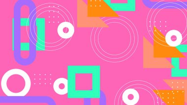 Modern Şekilli Soyut Geometrik Arkaplan. Tasarım Projeleri ve Yaratıcı Sunumlar için İdeal