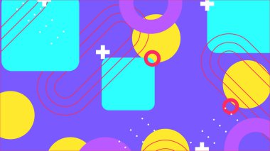 Geometrik arka plan şekilleri ile