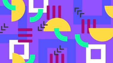 Modern Şekilli Soyut Geometrik Arkaplan. Tasarım Projeleri ve Yaratıcı Sunumlar için İdeal