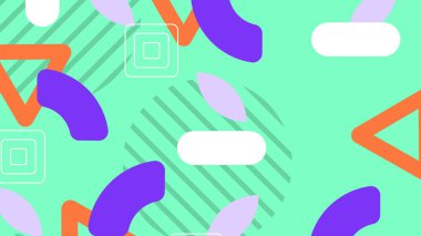 Geometrik arka plan şekilleri ile