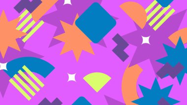 Modern Şekilli Soyut Geometrik Arkaplan. Tasarım Projeleri ve Yaratıcı Sunumlar için İdeal