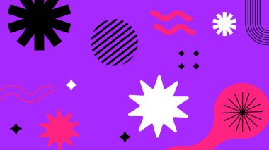 Modern Şekilli Soyut Geometrik Arkaplan. Tasarım Projeleri ve Yaratıcı Sunumlar için İdeal