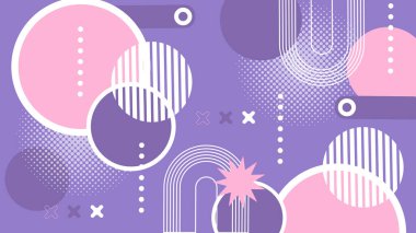 Modern Şekilli Soyut Geometrik Arkaplan. Tasarım Projeleri ve Yaratıcı Sunumlar için İdeal