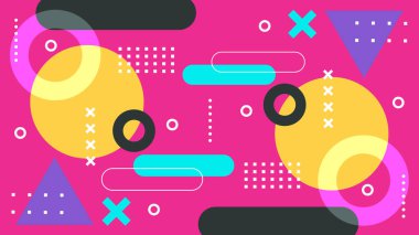 Modern Şekilli Soyut Geometrik Arkaplan. Tasarım Projeleri ve Yaratıcı Sunumlar için İdeal